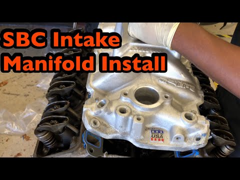 How to install small block Chevy intake manifold