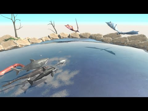 AQUATICS VS ALL BOSS EACH FACTIONS (Similiar Price) - Animal Revolt Battle Simulator