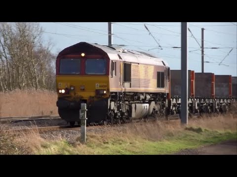 Series 2 Video 15 Trains at Conington Level Crossing (4/2/16)