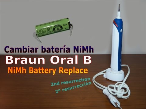 Braun Oral B: battery replacement / Sustituir batería