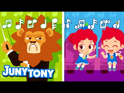 Concert Manners Song | Good Habits Songs for Kids | Preschool Songs | JunyTony