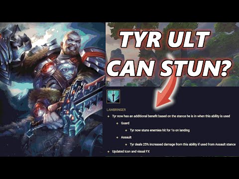 TYR ULT STUNS??  DOES 1K DMG?? - Season 10 PTS Custom Duel - SMITE