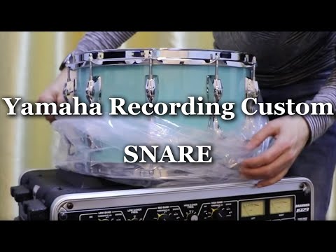 Yamaha Recording Custom Snare Drum - 8" x 14" - Surf Green UNBOXING