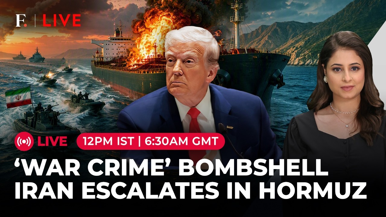 LIVE: Iran Fires At Tanker In Hormuz As US Faces Fresh UN War Crime Claims | Firstpost