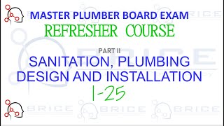 MASTER PLUMBER REFRESHER COURSE SPDI 1-25