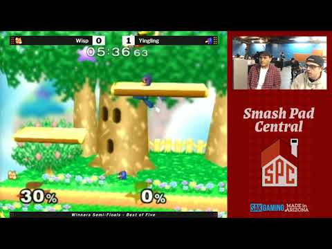 SPC 185 Melee Winners Semis - Wisp (Fox) vs Yingling (Falco)