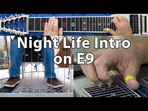 An Easy Way to Play the Night Life Intro on E9 | Pedal Steel Guitar Beginner Lesson