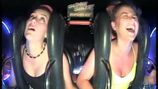 Funny Irish Girl Passes Out Twice On Slingshot Ride In Magaluf