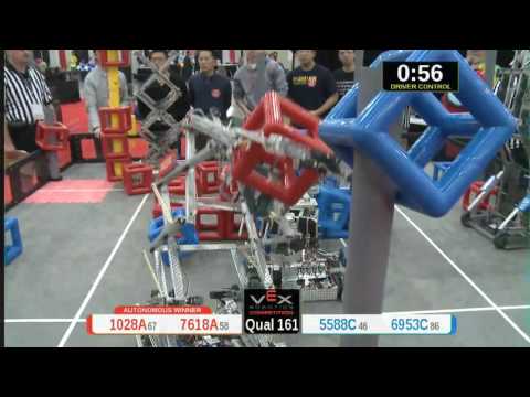 2015 VRC Tech Q161 - 1028A 7618A vs 5588C 6953C - 78 to 35 - VEX Worlds 2015 - Technology Division