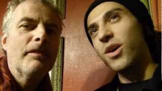 PETE FEENSTRA TALKS TO SEPP OF THE BAND BLURRED VISION -The Railway Telegraph Pub, LONDON. 04.12.12