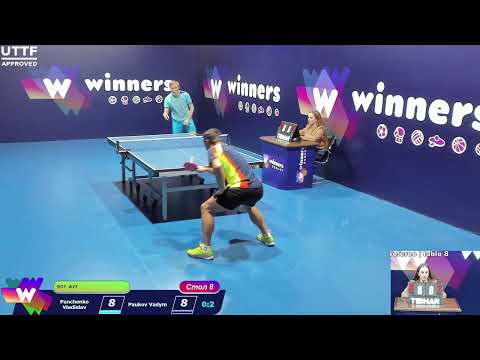 Panchenko Vladislav -  Paukov Vadym. WINners CUP Table Tennis 8 14.12.2020 14:45