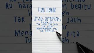 Download lagu Pesan Terakhir || Lyodra || Ku tak membencimu Ku harap kau pun begitu 💐 mp3