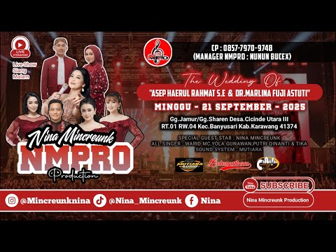 🔴LIVE [malam] NM PRO || PERNIKAHAN ASEP HAERUL & MARLINA || BANYUSARI - KRW || MINGGU, 21/09/2025