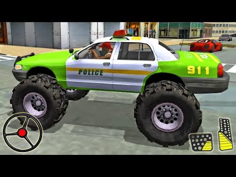 Monster Truck Stunts Driving Simulator - Police Truck Driver | Android Gameplay