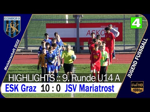 🟢 U14 ⚽️ ESK Graz 🆚 JSV Mariatrost ⚽️ vom  06.11.2022
