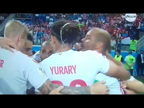 Goal Mathias Jorgensen Danemark vs Croatie coupe du monde 2018 world cup