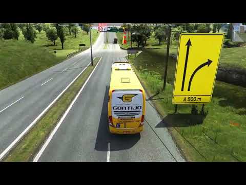 Euro Truck Simulator 2: Motorista em Treinamento - Transportando Visitantes