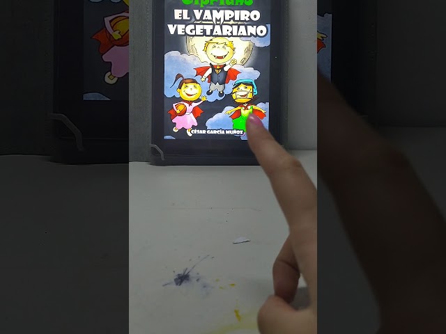 Vídeo relacionado con Cipriano, el vampiro vegetariano. Novela infantil ilustrada (8 a 12 años)
