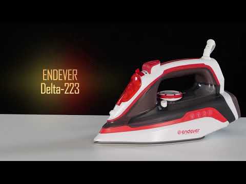 Миниатюра изображения товара Утюг Endever Delta-223 (красный/белый)