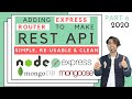 6 Adding Express Router In RESTful API In Hindi In 2020