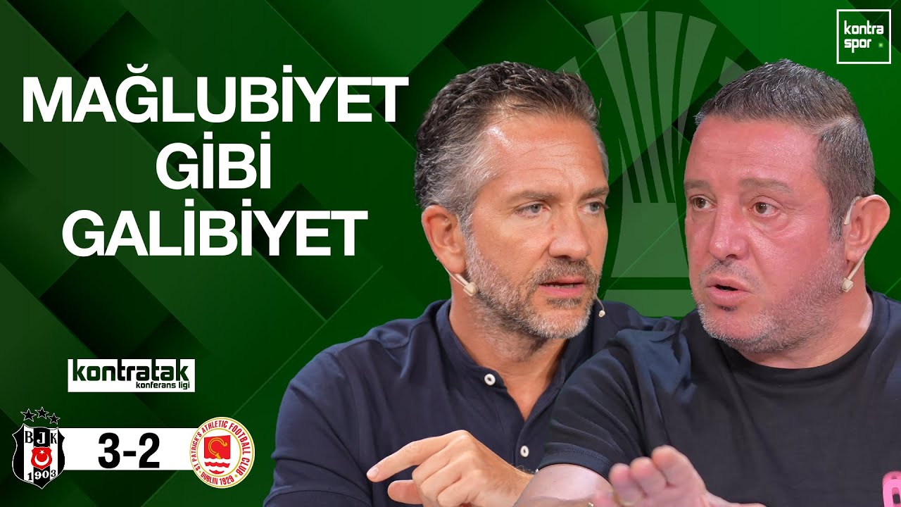 🔴 CANLI | Beşiktaş - St. Patrick's Maç Sonu | Nihat Kahveci, Nebil Evren | Kontratak Konferans Ligi