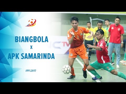 Biangbola FC (2) vs (3) APK Samarinda - Highlight Pro Futsal League 2017