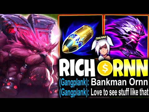 I made Riven to be 3000+GOLD Behind vs my RICH ORNN BUILD 💎💰💸