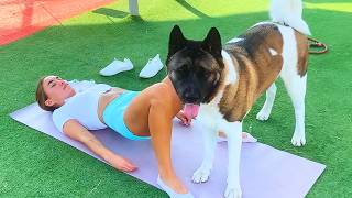 This Dog RUINED My Workout in the Funniest Way 😂🐶 | Fitness Fail