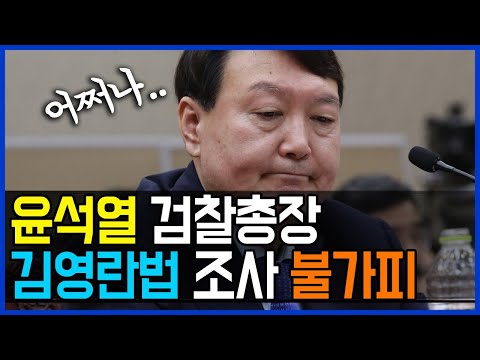윤석열 검찰총장 김영란법 위반 혐의 조사 불가피