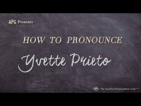 How to Pronounce Yvette Prieto (Real Life Examples!)