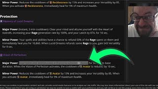 Best / Worst Spec Specific Azerite Essences? -  Vision of Perfection / Memory of Lucid Dreams