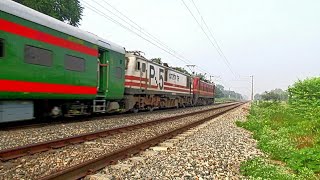 preview picture of video 'Rarest Combination Ever: Army AC Rake+ Failed WAP5+ Sampark Kranti... Powered By MGS WAP-4!!'