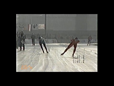 European Championships Allround Sarajevo 1991 - 5 km Gulyayev - Koss