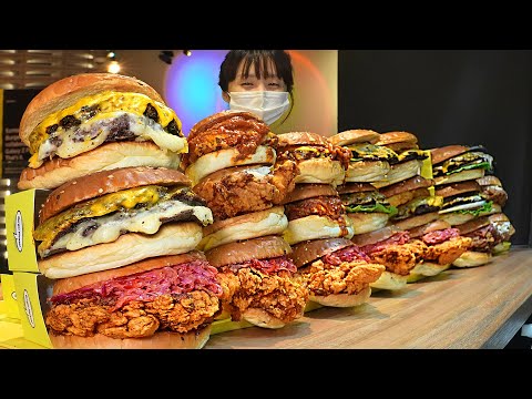 요리계의 하버드! CIA출신 여사장님의 뉴욕식 햄버거? 9평 매장에서 하루 200개씩 팔리는 찐버거집 등 햄버거 영상 몰아보기