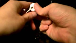 Picking mailbox lock with paperclips