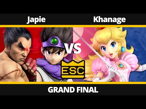 ESC 18 Grand Final - Japie (Hero, Kazuya) Vs. Khanage (Peach) - SSBU Local Tournament