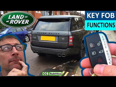 Range Rover Smart Key Functions Overview