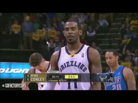 2014.04.16 - Zach Randolph & Mike Conley Full Combined Highlights vs Mavericks