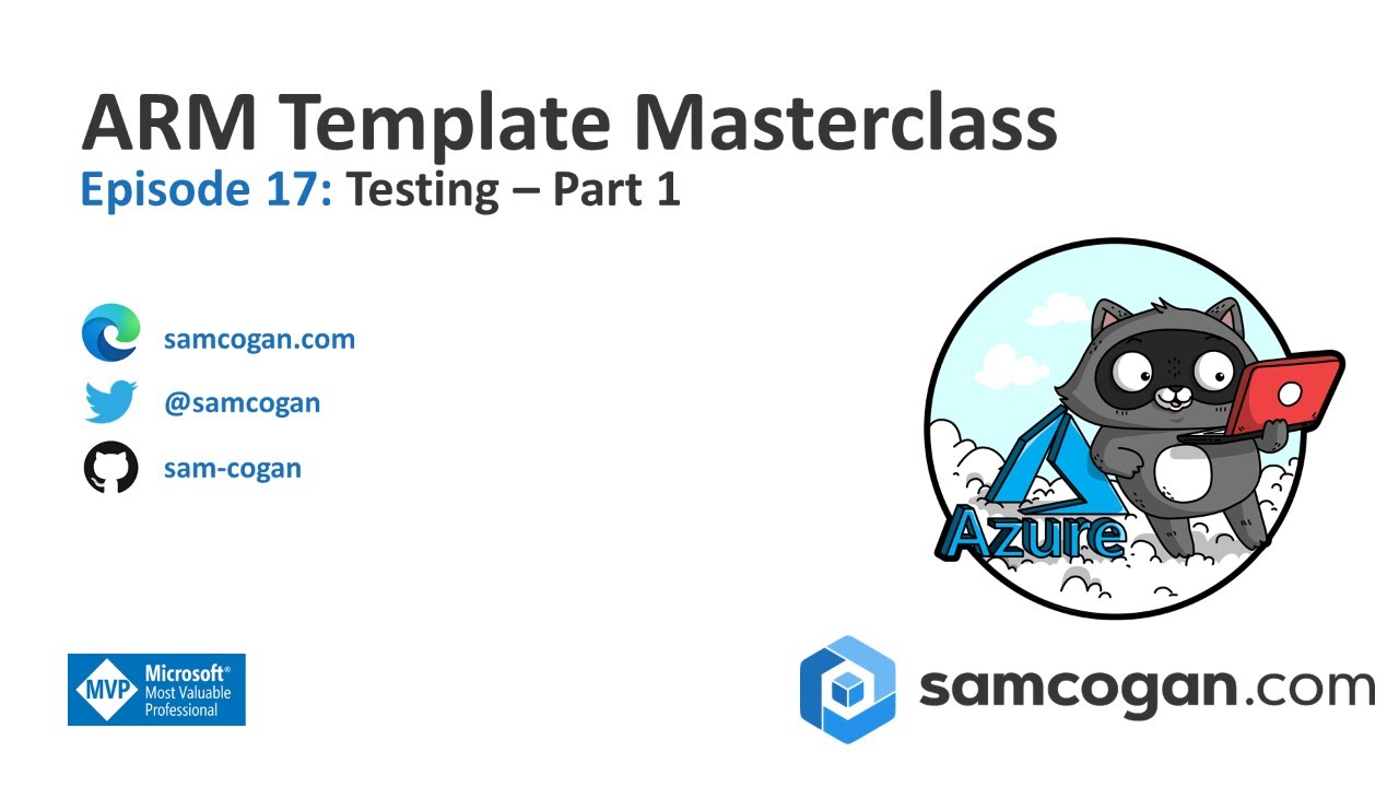 ARM Template Masterclass Episode 17: Testing Part 1