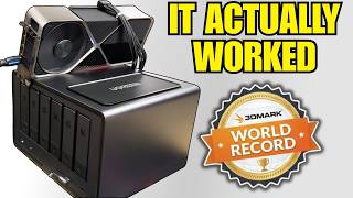 I Put a 4090 in a NAS and Broke 2 World Records