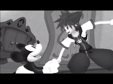 Mickey got a strong hand shake Kingdom hearts 2 playthrough pt19