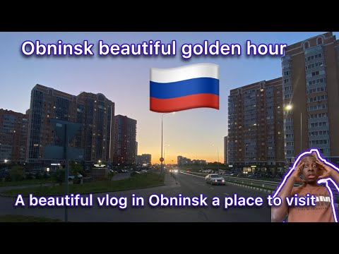 Obninsk golden hour, a place to visit in Russia