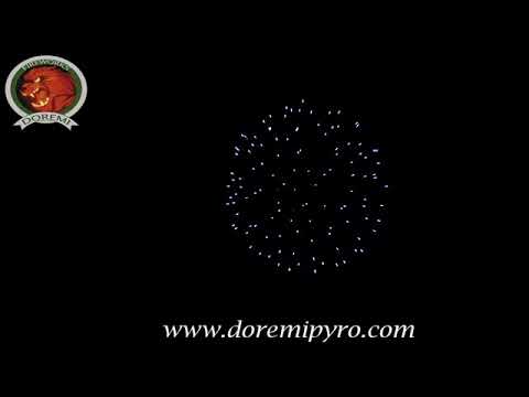 3 inch Display shells ( Effects:Blue Peony with Crackling Pistil)