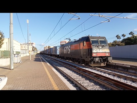E483 058 "Felicia" GTS rail + carri merci