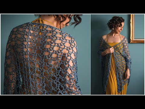 Step-by-Step Instructions: Crochet the Easy, Beginner Friendly Dantelina Shawl!