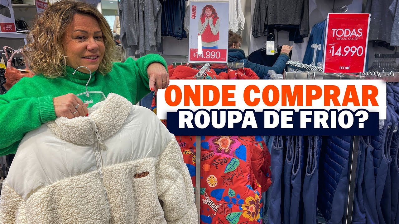 Onde COMPRAR roupa de INVERNO no CHILE?  PREÇOS 2024!