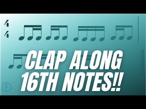 Clap Along Sixteenth Notes // Rhythm Clapping Sixteenth Notes
