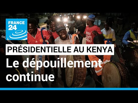 Présidentielle au Kenya : le dépouillement continue, "inquiétude" face à la désinformation
