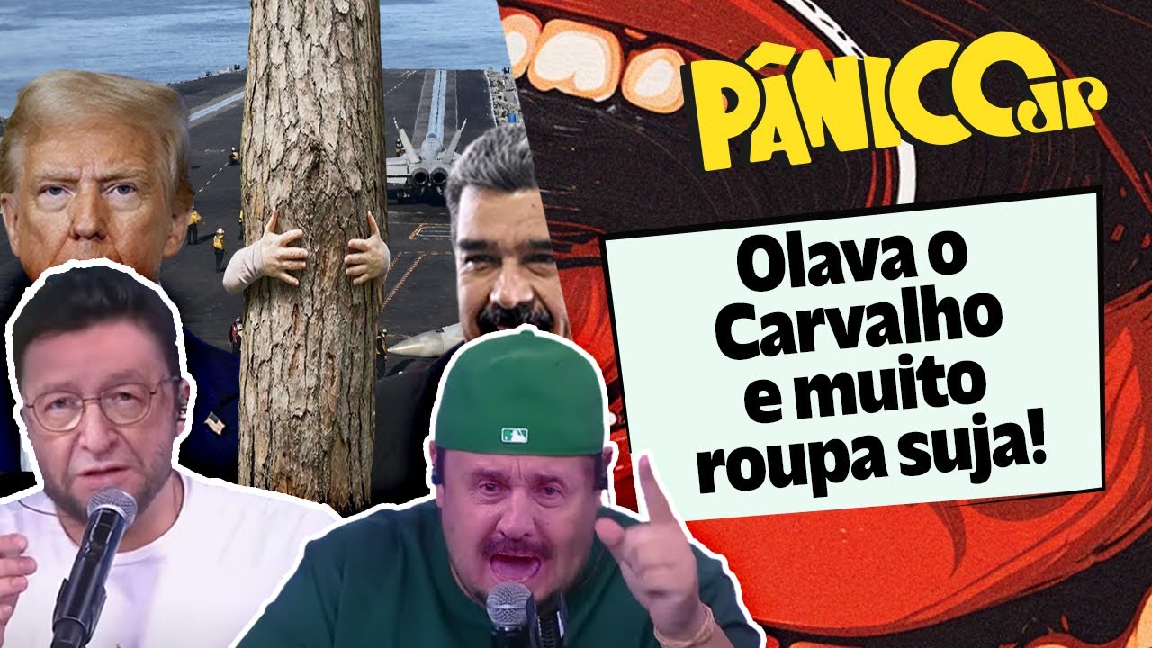 GUERRA CHEGA AO BRASIL! MAS NÃO É SOBRE TRUMP E MADURO NÃO! OLAVO E RATINHO QUEBRAM O PAU NO PÂNICO