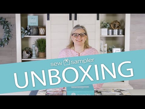 Fat Quarter Shop's "Sew Sampler" Monthly Subscription Quilting Box - March 2021 Unboxing